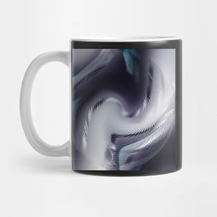 A grey spiral Mug